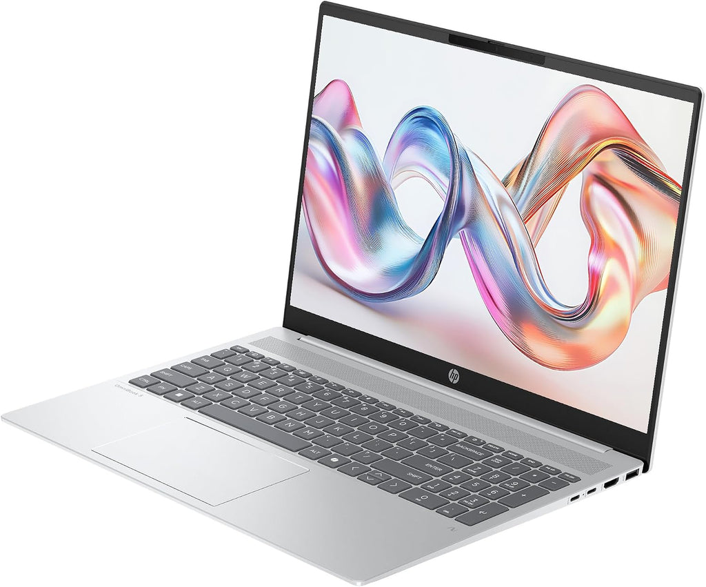 HP OmniBook 5 AI Copilot+ Laptop, AMD Ryzen AI 7 350, 32 GB LPDDR5x RAM, 1 TB PCIe SSD, 16' 2K (1920x1200) Touchscreen Display, AMD Radeon 860M, Backlit Numeric Keyboard, W11 Home, Silver