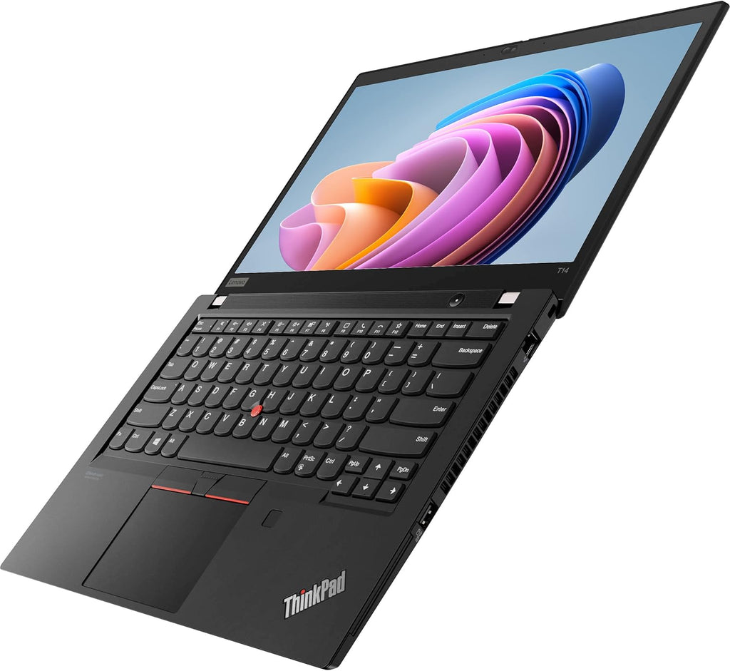 Lenovo Thinkpad T14 (Gen 1) 14' Laptop, 10th Gen Quad-Core i5-10310U, 16GB DDR4, 512GB NVMe SSD, 1080p Full HD, Thunderbolt 3, HDMI, Webcam, Windows 11 Pro (Renewed)