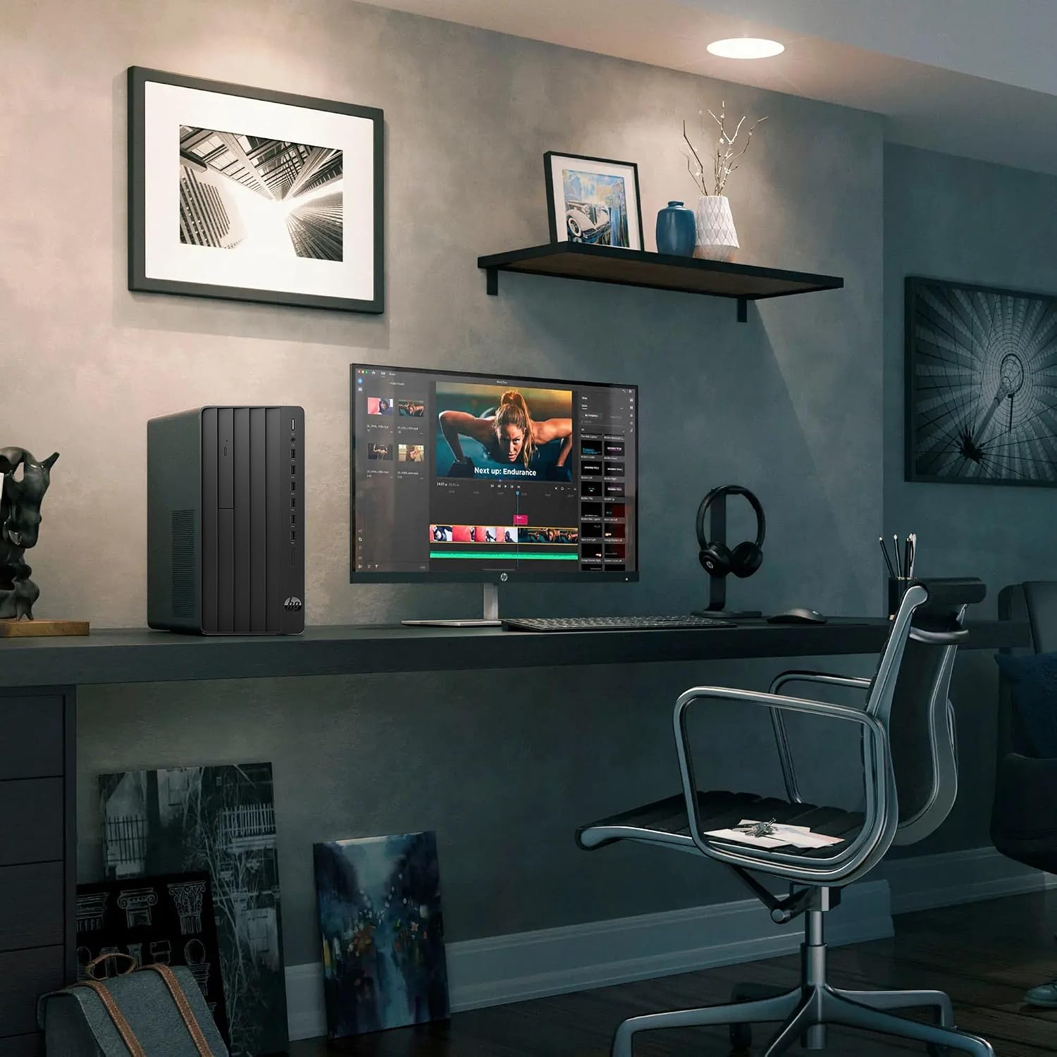 HP Pro Tower 290 G9 Desktop Computer, 4-core Intel Core i3-13100 Processor, 32GB RAM, 1TB SSD, 2-Monitor Ports (VGA + HDMI), WiFi, RJ-45, Wired KB& Mouse, None Optical Drive, Windows 11 Pro