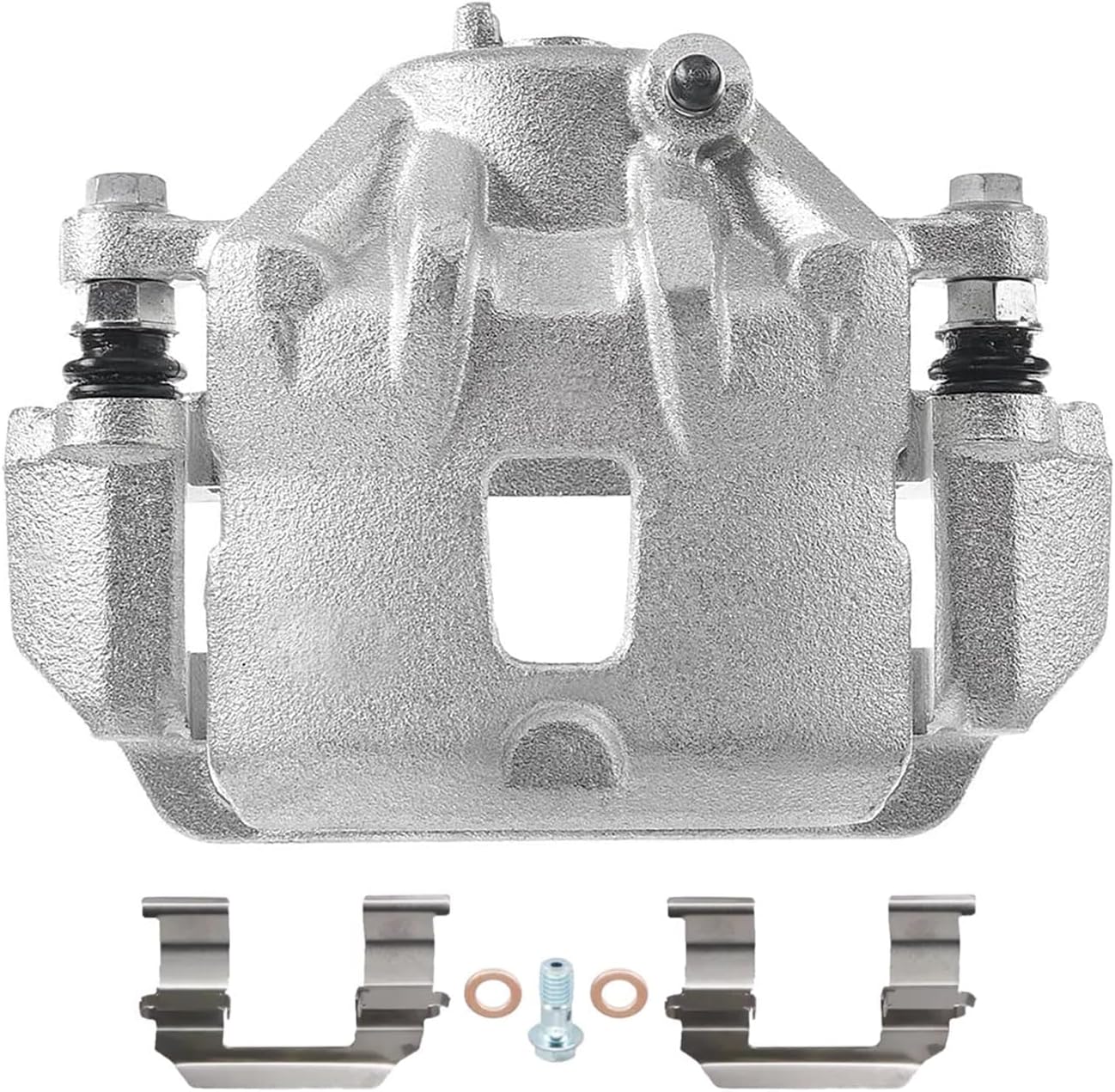 Detroit Axle - Front Brake Calipers for 07-10 Hyundai Elantra Kia Magentis, 06-10 Sonata Optima Disc Brake Calipers with Brackets Assembly 2006 2007 2008 2009 2010 Replacement