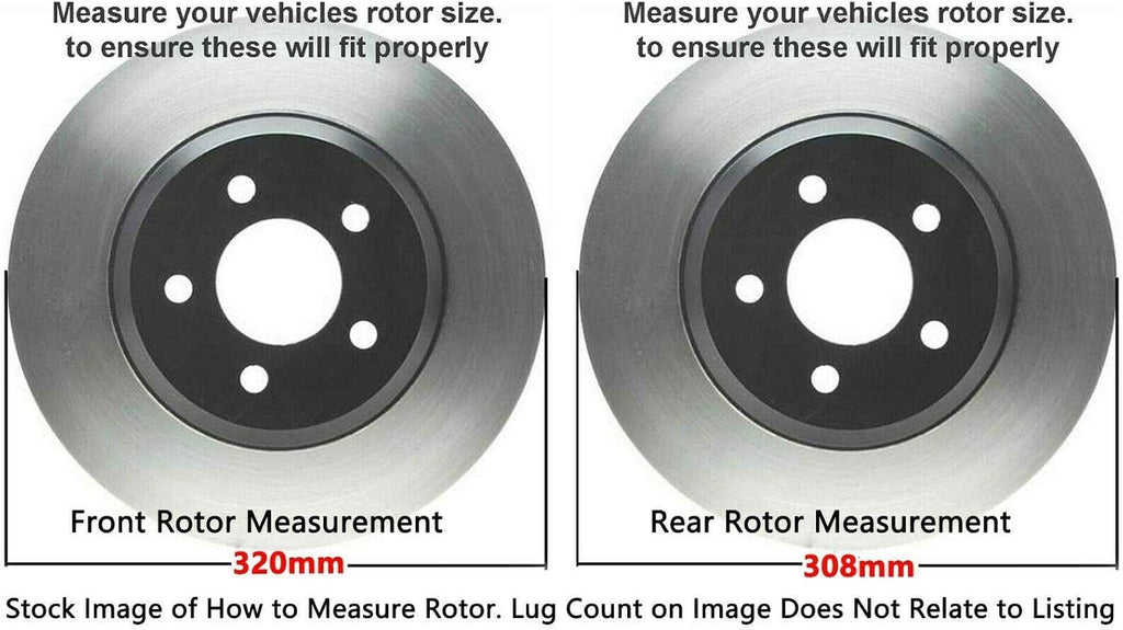Detroit Axle - Brake Kit for 2003-2007 2009-2011 Nissan Murano, 2003-2005 Infiniti FX35 FX45, Drilled & Slotted Brake Rotors Ceramic Brakes Pads Replacement [12.60 inch Front & 12.13 inch Rear Rotors]