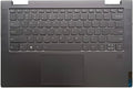 New Replacement for Lenovo Yoga 7-14ITL5 82BH 7 14ITL5 7-14 Laptop Upper Case Palmrest Backlit Keyboard Touchpad Assembly Part 5CB1A16224 AM1RW000100 (Gray)