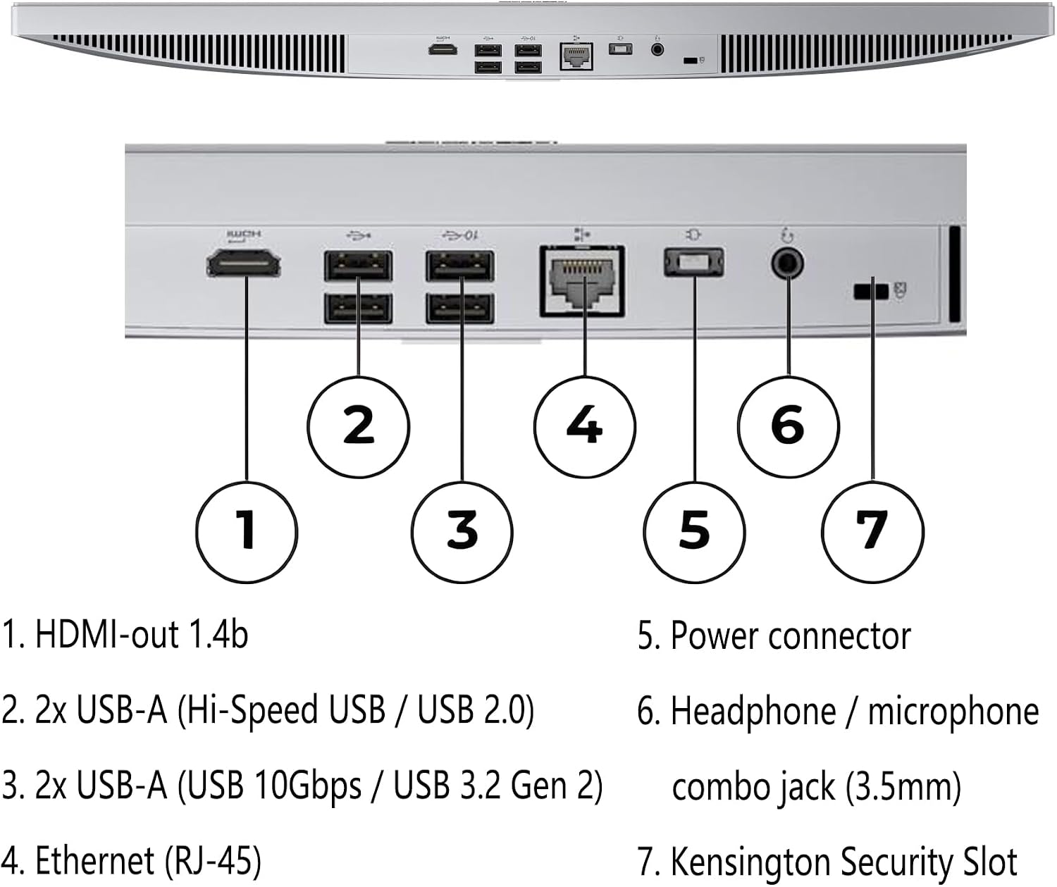 Lenovo 24 23.8' All-in-One Desktop Computer for Home Office, 16GB DDR4 RAM, 512GB PCIe SSD, Intel Processor 8-Core i3-N305, Lifetime Office 365 for Web, FHD AIO PC, WiFi 6, BT 5.2, Win 11, White
