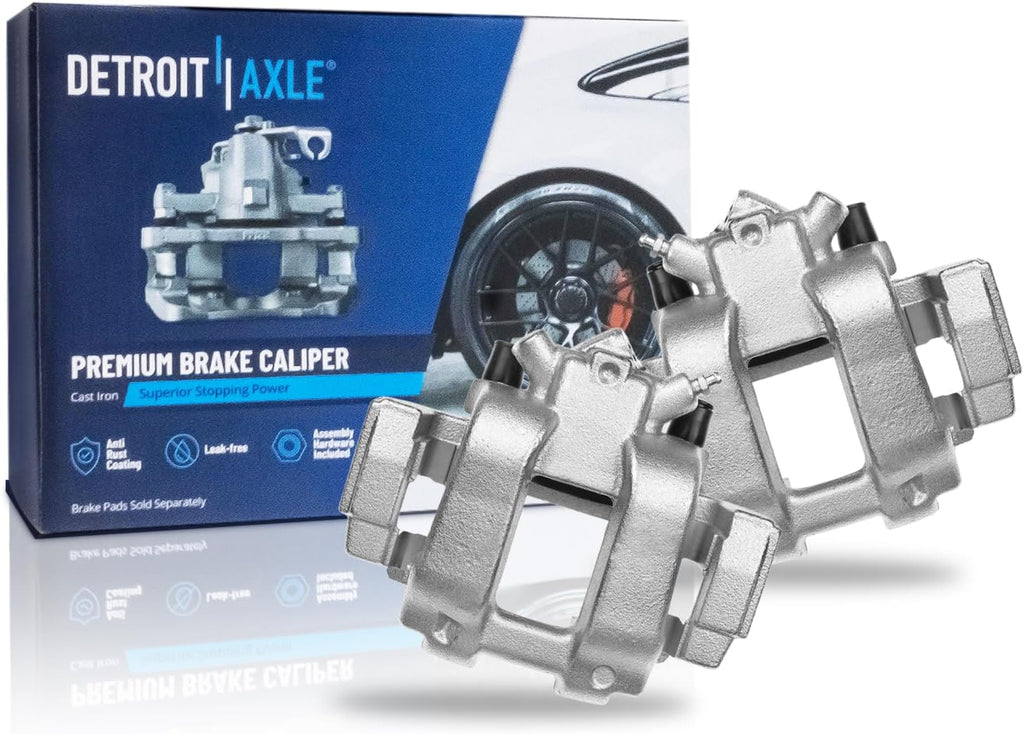 Detroit Axle - Front Brake Calipers for BMW 330i GT xDrive, 428i 430i xDrive Gran Coupe, Disc Brake Calipers With Bracket Replacement