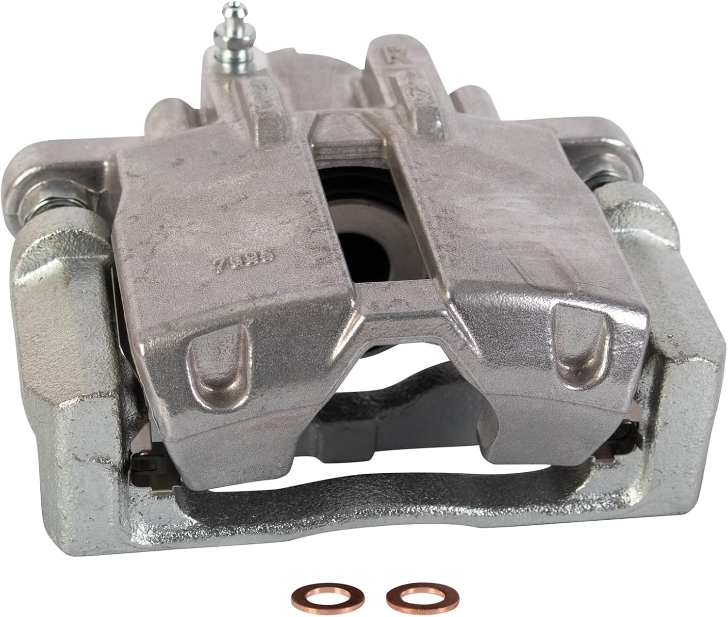 TRQ Rear Brake Pad and Rotor Set Ceramic Vented Rotors Calipers Compatible with 2003-2007 Cadillac CTS 2005-2011 STS