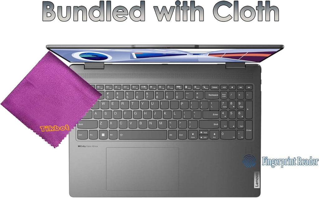 Lenovo - Yoga 7i 16' 16:10 300 Nits WUXGA 2 in 1 Touch-Screen Laptop – 12-Core Ultra 5 125U(Beats i7 1355U) - 2xThunderbolt4 - Wi-Fi6E - Backlit KB- Storm Grey Win11 W/Cloth (16GB RAM | 512GB SSD)