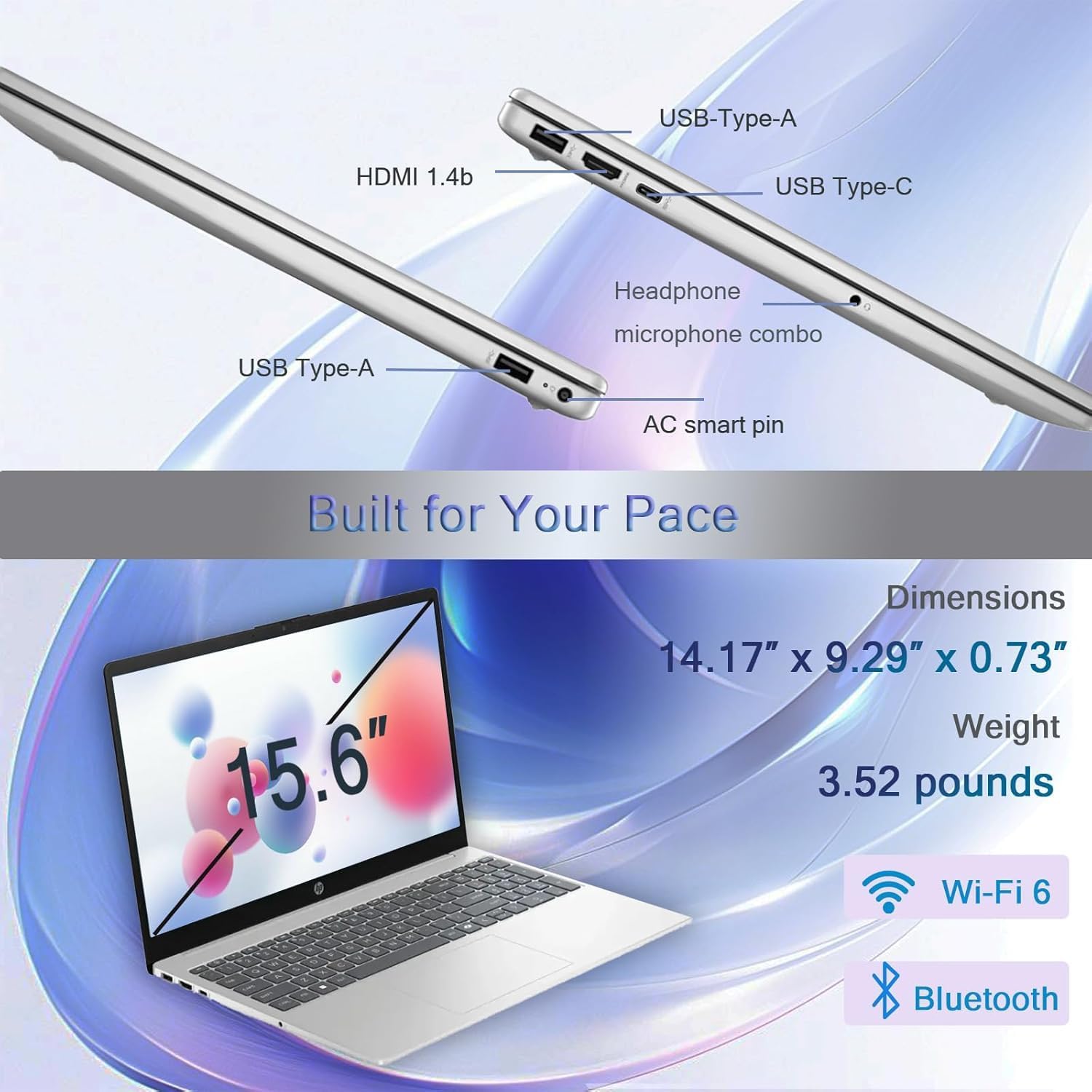HP Latest 15.6' FHD Business Laptop, Advanced Intel Core i7 10-Core (Turbo Up to 4.7GHz), 16GB RAM, 1TB SSD, Windows 11 Pro, Microsoft Office Included, Fast Wi-Fi 6,WOWPC Recovery USB