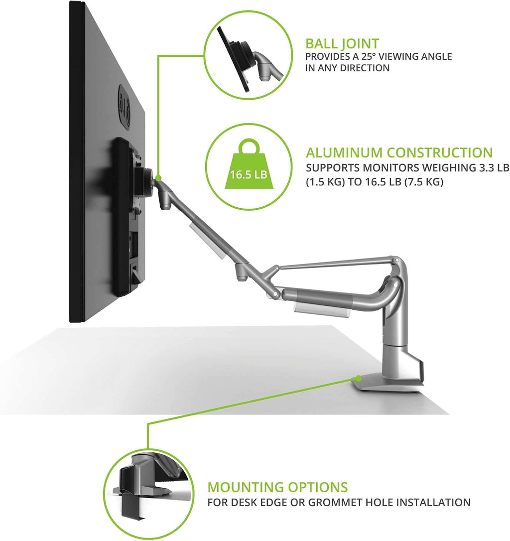 Kanto DMS1000S Monitor ARM for Monitors 17-32