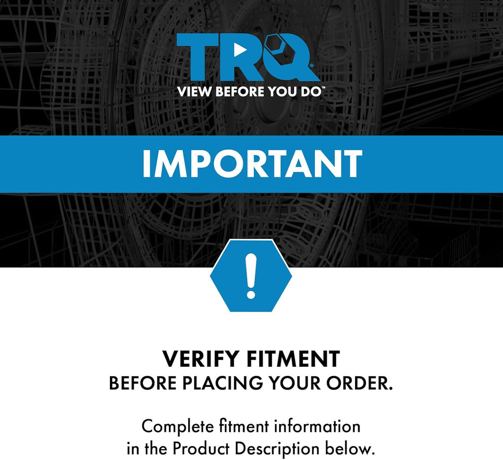 TRQ Front Brake Pad and Rotor Set Ceramic Vented Rotors Calipers Hoses 276 mm Compatible with 2004-2008 Chevrolet Malibu 2006-2007 Pontiac G6