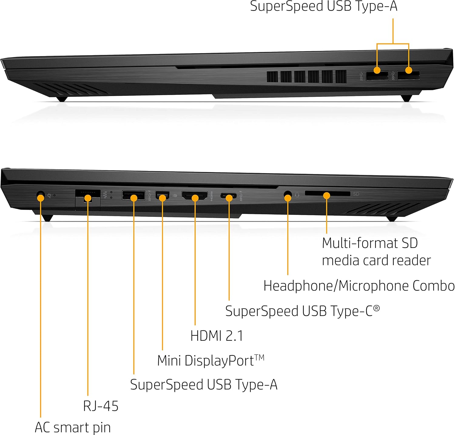HP OMEN - 16.1' Gaming Laptop - Intel Core i7 - 16GB Memory - NVIDIA GeForce RTX 3060 - 512GB SSD - Shadow Black