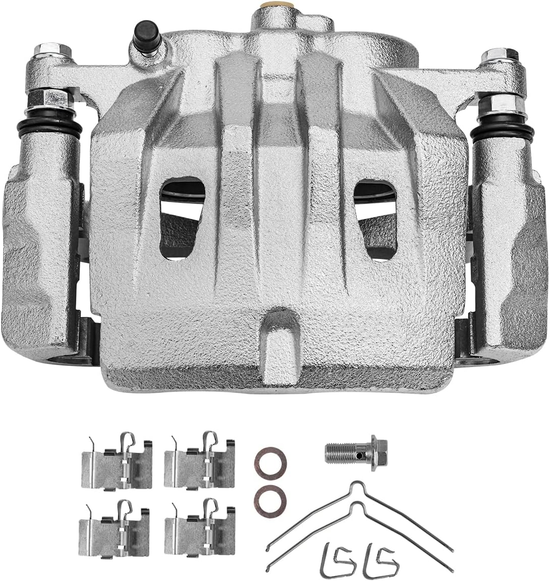 Detroit Axle - Front Brake Kit for Toyota Highlander Lexus RX350 NX300 NX300h RX450h NX200t, Disc Brake Rotors Ceramic Brake Pads Brake Caliper Replacement