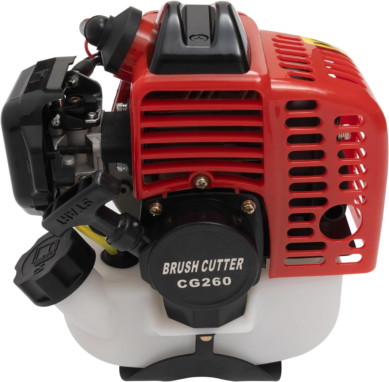 Gas Powered Weed Wacker, 650W 26CC 2-Stroke Gasoline Weed Eater 8500RPM High Speed String Trimmer, Single-Cylinder Air-Cooled Weed Wacker with 2 Blade Heads, Portable Grass Trimmer for Home Lawn