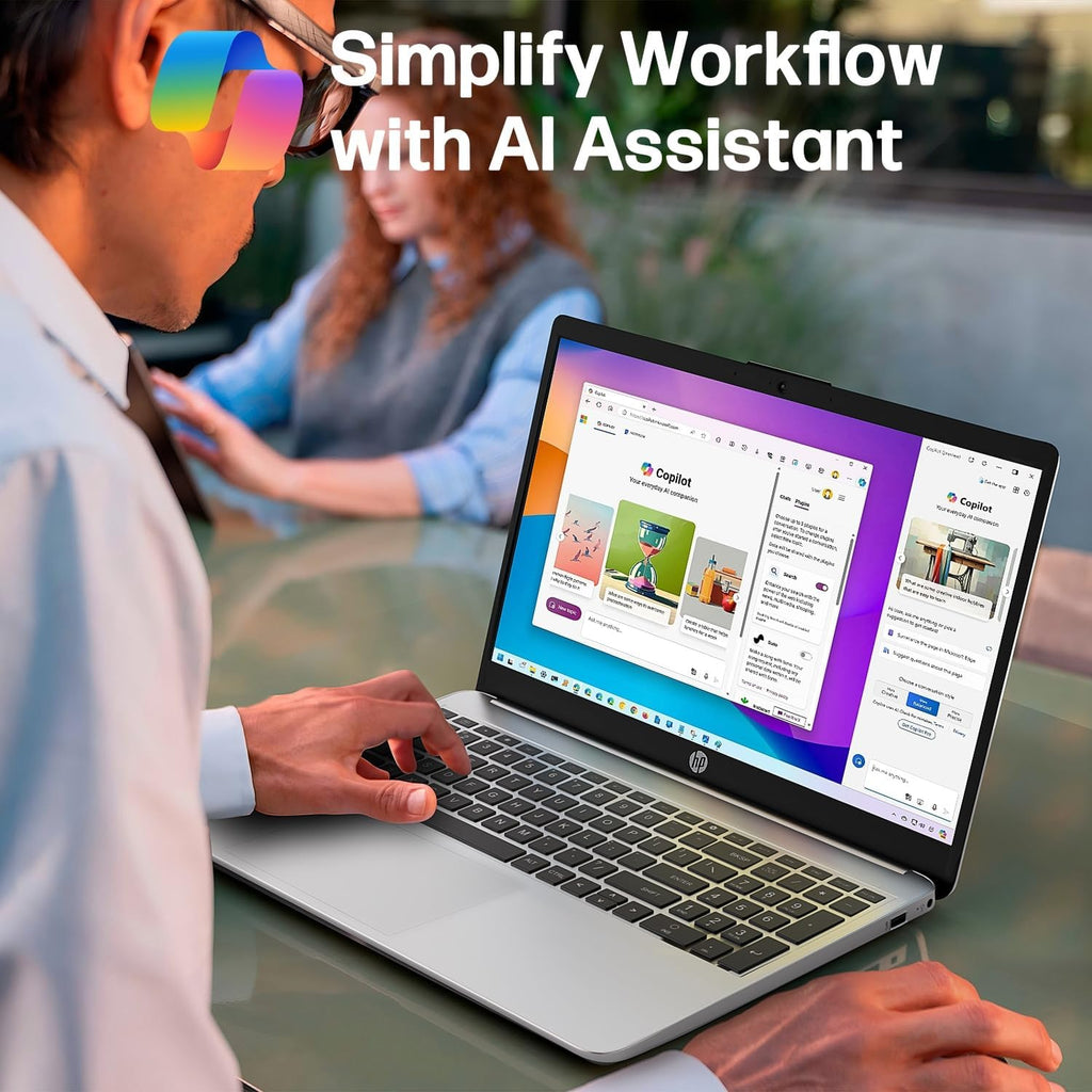 HP 15.6'' FHD Touchscreen Laptop, Intel 10-Core i5-1334U, 16GB RAM 1TB SSD, Lifetime MS Office& Copilot AI, Laptop for Business&Student, WiFi 6, Windows 11 Pro