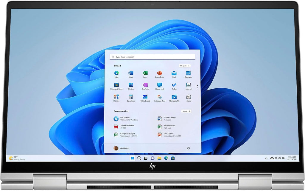 HP - Envy 2-in-1 15.6' Full HD Touch-Screen Laptop - Intel Core i7-16GB Memory - 512GB SSD - Natural Silver (Renewed)