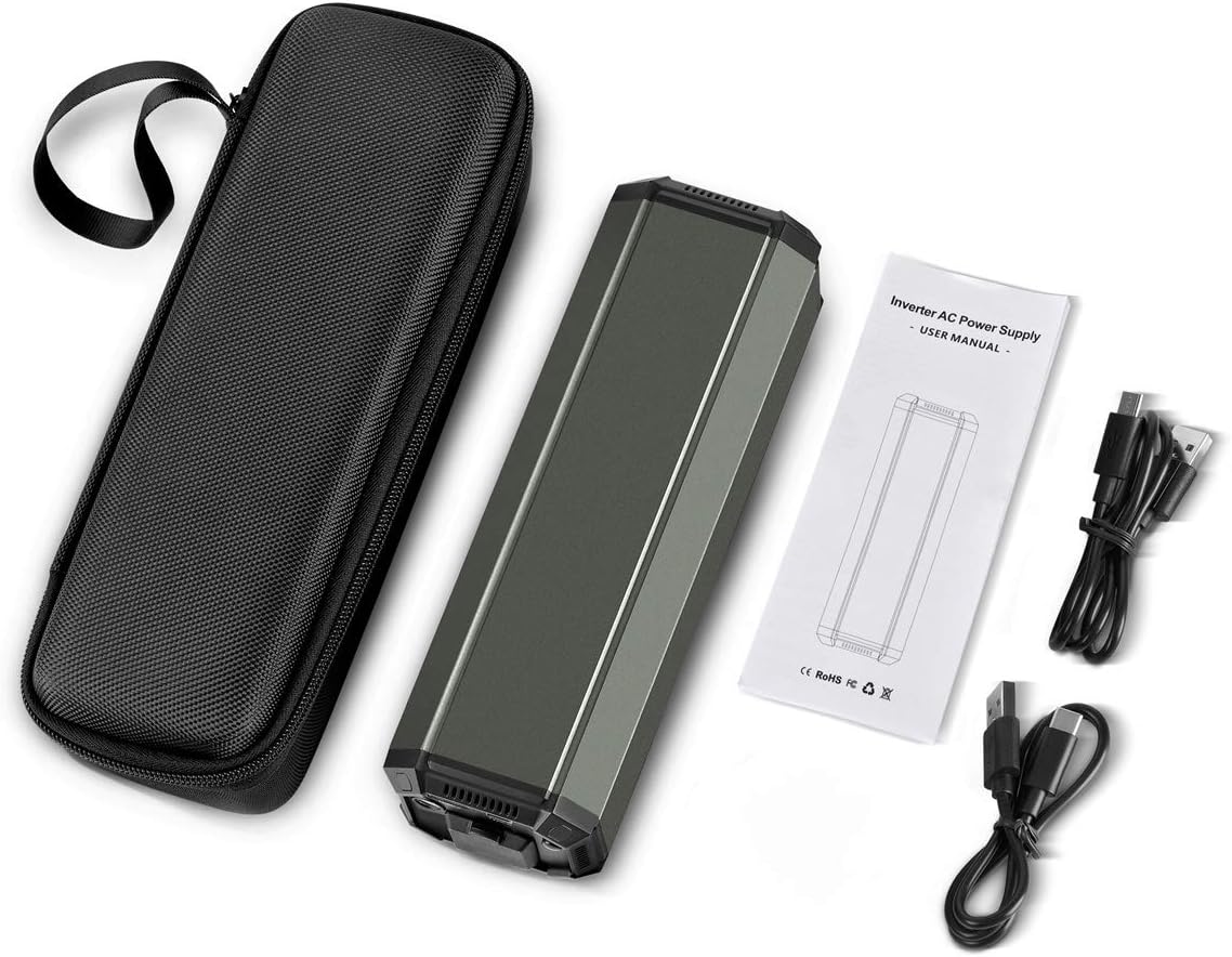AC Outlet Portable Laptop Power Bank, Universal 116Wh/31200mAh 100W Travel Laptop Charger, External Battery Pack for MacBook, Acer, HP, Samsung, Dell, ASUS, Lenovo, Notebook