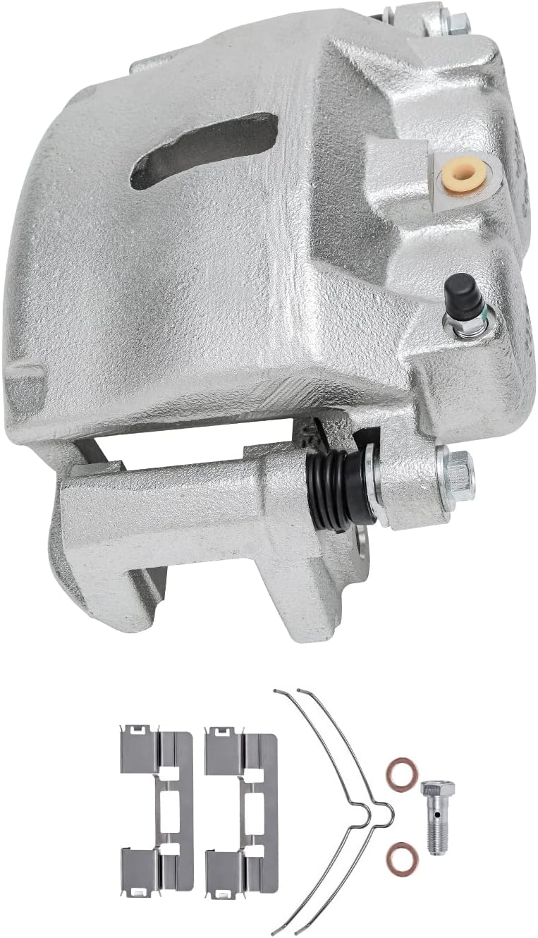 Detroit Axle - RWD Front Brake Kit for 2006 2007 2008 Lincoln Mark LT 2005-2008 Ford F-150 Brake Calipers w/Bracket Disc Brake Rotors Ceramic Brakes Pads w/Hardware Replacement
