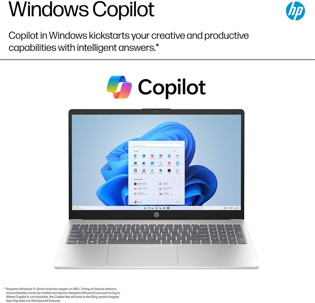 HP Laptop for Business and Student - 15.6' Touch Display, Intel 6-Core i3-1215U, 64GB RAM, 1TB SSD, Intel UHD GPU, HD Webcam, WiFi, Long Battery Life, HDMI, Win 11 Pro