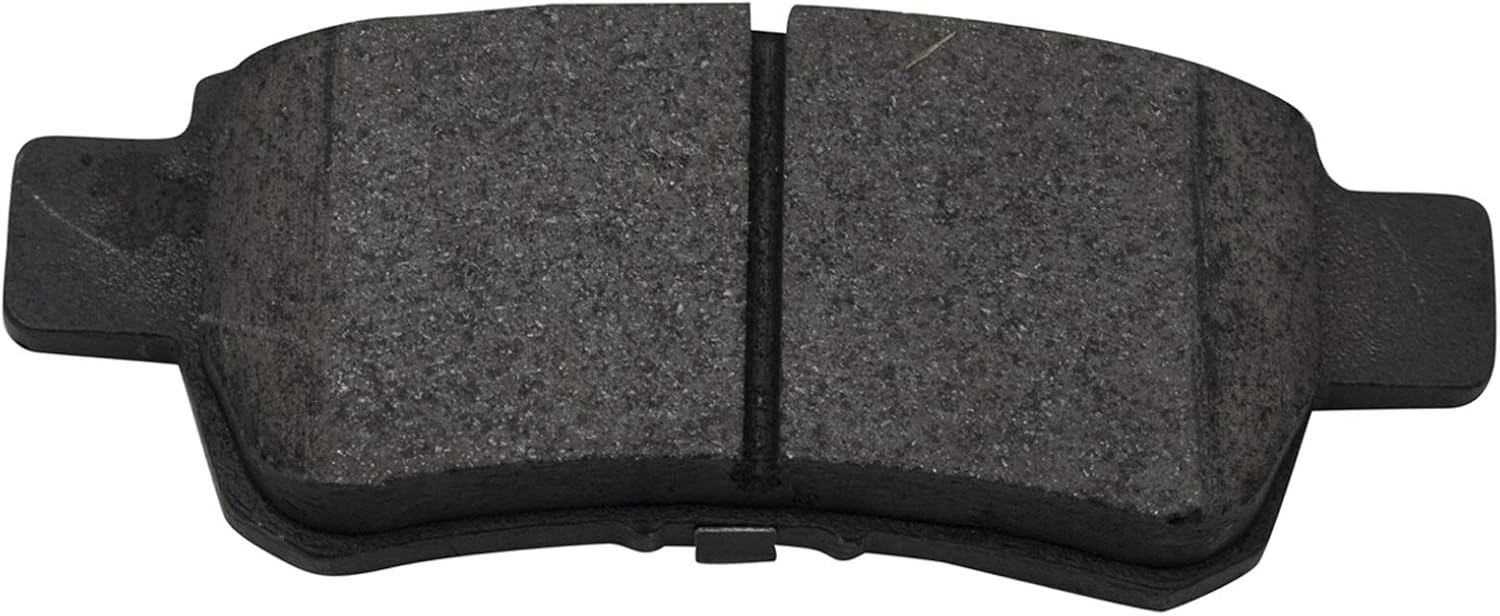 TRQ Rear Brake Pad and Rotor Set Ceramic Solid Rotors Calipers Compatible with 2005-2010 Honda Odyssey