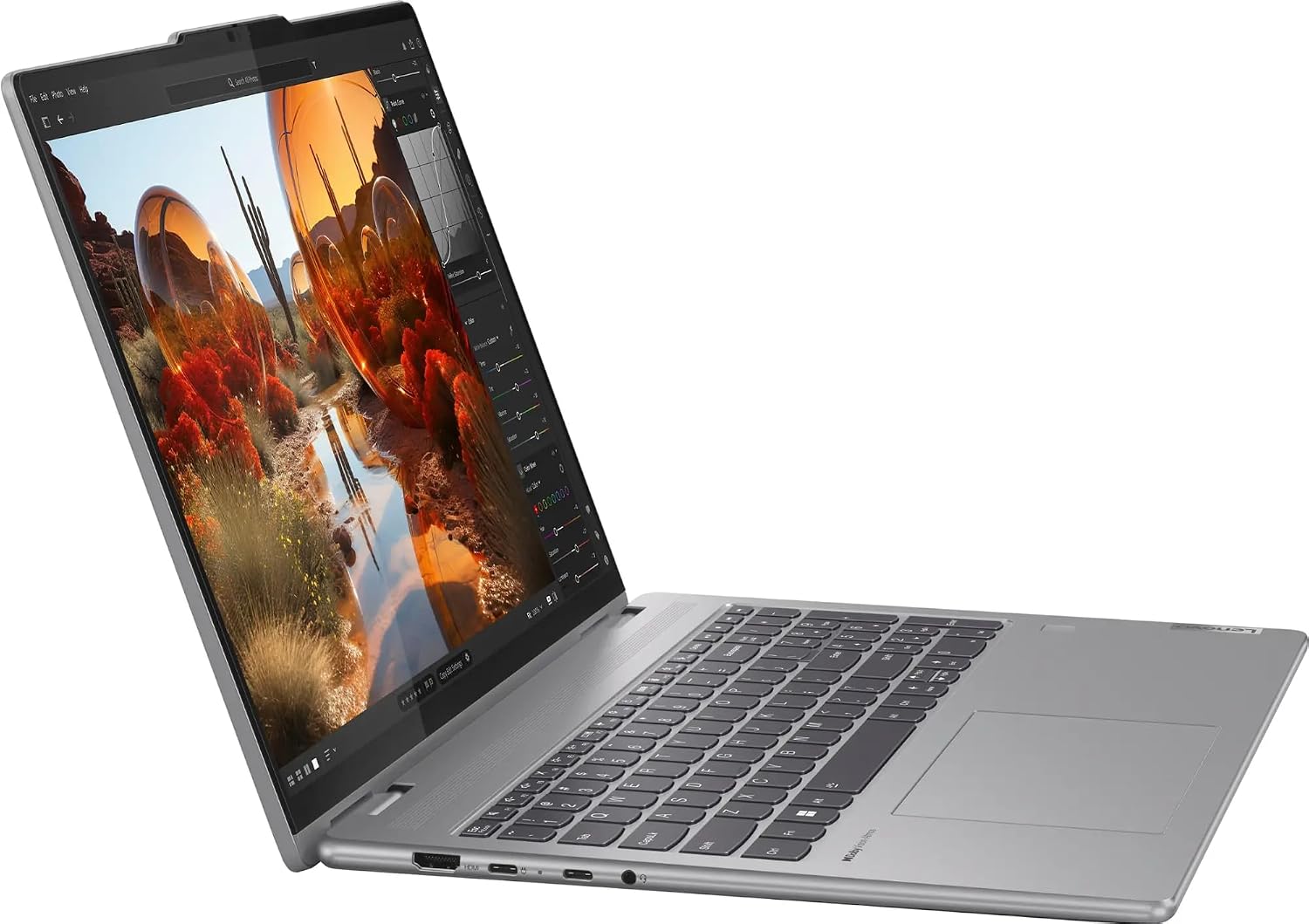 Lenovo Yoga 7 2-in-1 Laptop, 16' 2K Touchscreen, AMD Ryzen 7 8840HS, 16 GB DDR5, 1 TB SSD, Long Battery Life, FP Reader, Wi-Fi 6E, Backlit KB, Win 11 Pro, Office Pro Lifetime License & Designed Mouse