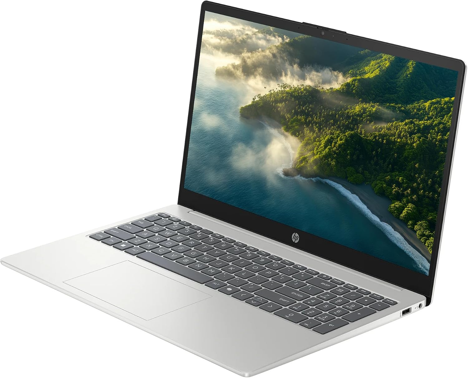 HP 15 Touch Screen Business Laptop Computer, 15.6' FHD LED Touchscreen Laptop, Intel Core i7-1355U(10-Core), Windows 11, 32GB RAM 1TB SSD, Numeric Keypad, SageNova Earphones, Natural Silver