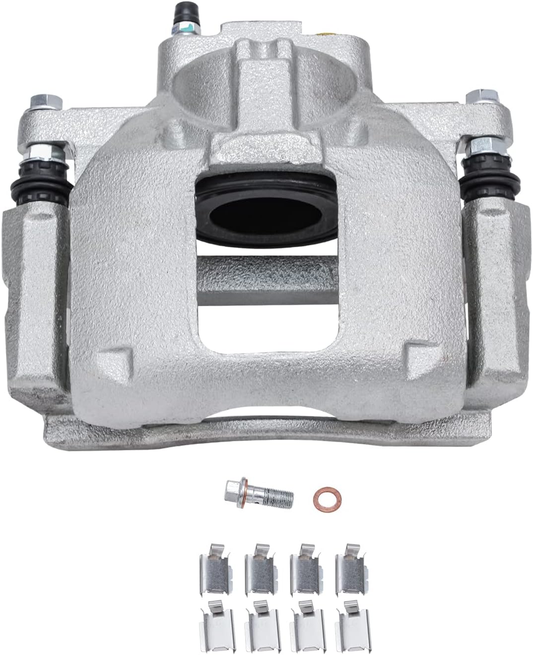 Detroit Axle - Front Brake Kit for 08-12 Chrysler Town & Country Dodge Grand Caravan 09-12 VW Routan, Disc Brake Rotors Ceramic Brakes Pads Replacement Brake Calipers: 11.89' inch Rotor