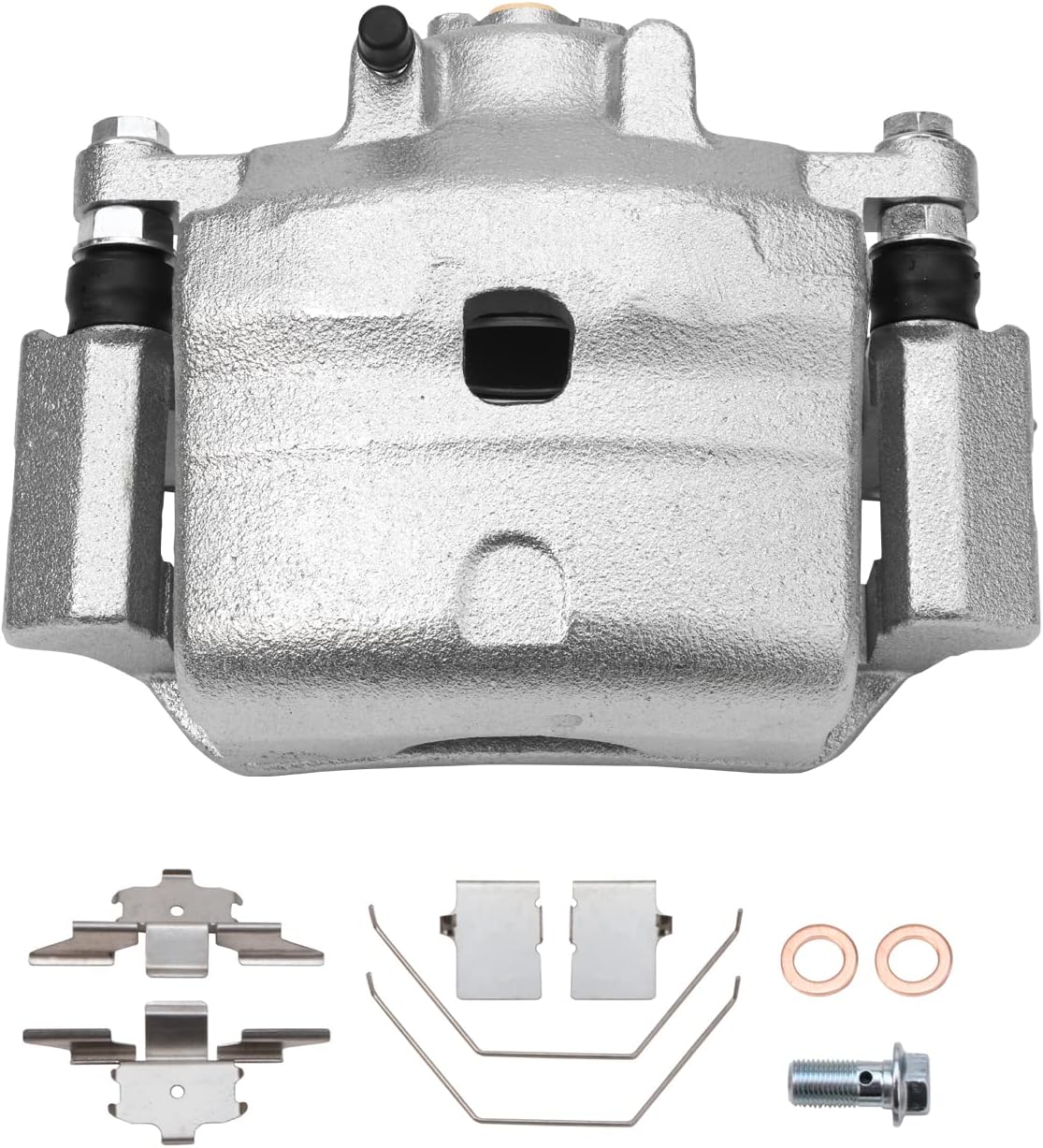 Detroit Axle - Front Brake Kit for 2006-2012 Ford Fusion Mercury Milan 2007-12 Lincoln MKZ 06-13 Mazda 6 Disc Brake Rotors Brake Calipers Replacement Ceramic Brakes Pads