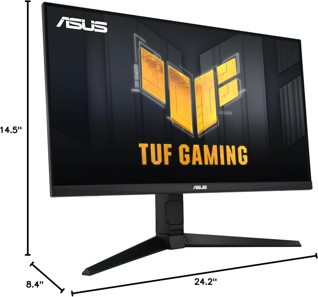 ASUS TUF Gaming 27' 1080P Monitor (VG279QL3A) - Full HD, 180Hz, 1ms, Fast IPS, Extreme Low Motion Blur, FreeSync Premium, G-SYNC Compatible, Speakers, DisplayPort, Height Adjustable, 3 Year Warranty
