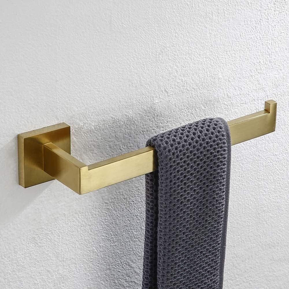 Towel Rack Multi-Function Towel Rack Home Towel Shelf with Wall Mounted Gold Polished Towel Bathroom Accessory Storage/Towel It's so Kind of You