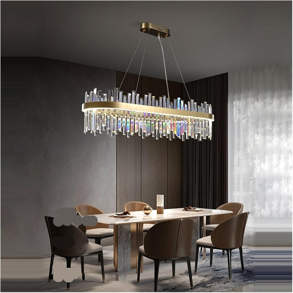 LED Postmodern Gold Silver Crystal Designer Hanging Lamps Lustre Chandelier Lighting Suspension Luminaire Lampen for Foyer,Dining Light Fixtures