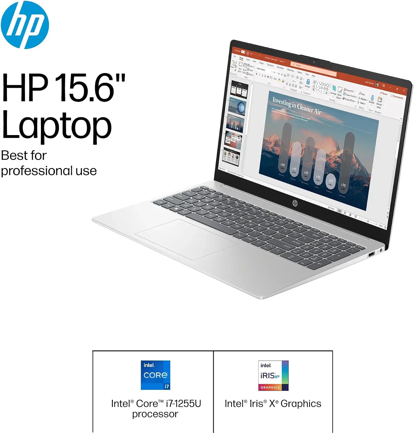 HP Pavilion Touch Laptop - Intel Business Laptop i7-1255U Beat i9-8950HK - 15.6' FHD Display - 16GB RAM -512GB PCIe SSD - Intel Iris Xe Graphics - W/Mouse
