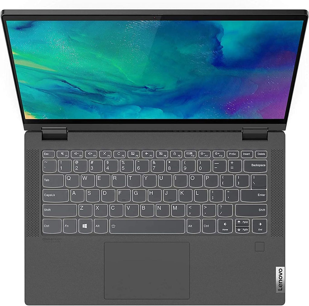 Lenovo IdeaPad Flex 5 2-in-1 Laptop, 14' Full HD IPS Touch Screen, AMD Ryzen 7 4700U, Webcam, Backlit Keyboard, Fingerprint Reader, USB-C, HDMI, Windows 10 Home, 16GB RAM, 512GB PCIe SSD