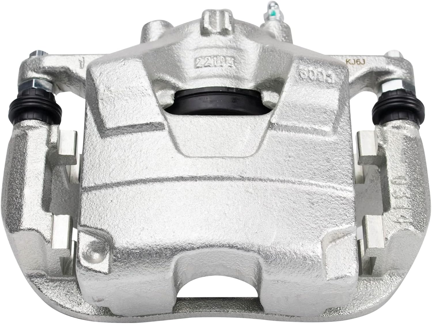 TRQ Performance Front Brake Pad and Rotor Set Ceramic Vented Coated Drilled Slotted Rotors Calipers Compatible with 2013-2017 Buick Encore 2015-2017 Chevrolet Trax