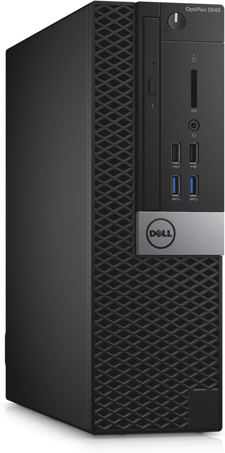 Dell OptiPlex 5040 SFF PC Desktop Computer, with New 24' FHD Monitor, Core i5-6500, 8GB RAM, 256GB SSD, Keyboard & Mouse, WiFi, Windows 11 Pro (Renewed)