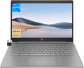 HP 2023 est Chromebook Laptop Student Business,14'' HD Display,Quad-Core Intel Celeron N4120 Processor,4GB RAM,64GB eMMC,720p Webcam,WiFi,Bluetooth,14+ Hrs Battery,Chrome OS+MarxsolCables Modern Gray