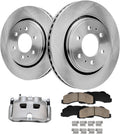 Detroit Axle - Front Brake Kit for 2010-2011 Ford F-150, 2010-2021 Expedition Lincoln Navigator, Disc Brake Rotors Ceramic Brake Pads Brake Caliper Replacement