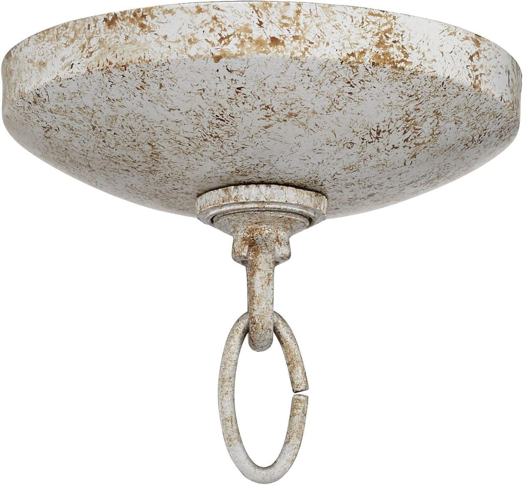 LED Pendant Lamp Euro Design Ornament Aged Silver Gold Bronze Chandelier 23 1/4' Wide Industrial 6-Light Fixture Compatible with Dining Room Foyer,Hallway