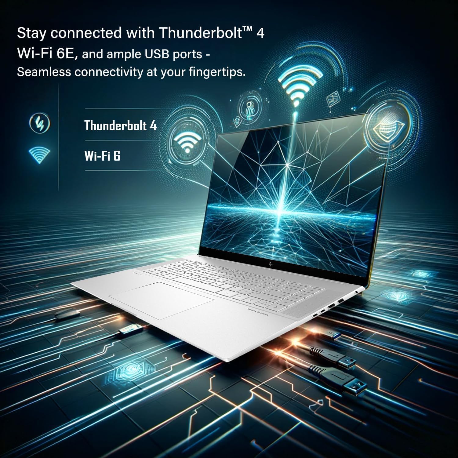 HP OmniBook X Touchscreen Laptop - Intel Core Ultra 7 255H - RTX 4050-16inch OLED Display 120Hz -48GB RAM| 2TB SSD -Backlit Keyboard -Video Editing Laptop Business College -Windows 11 Pro Office 365