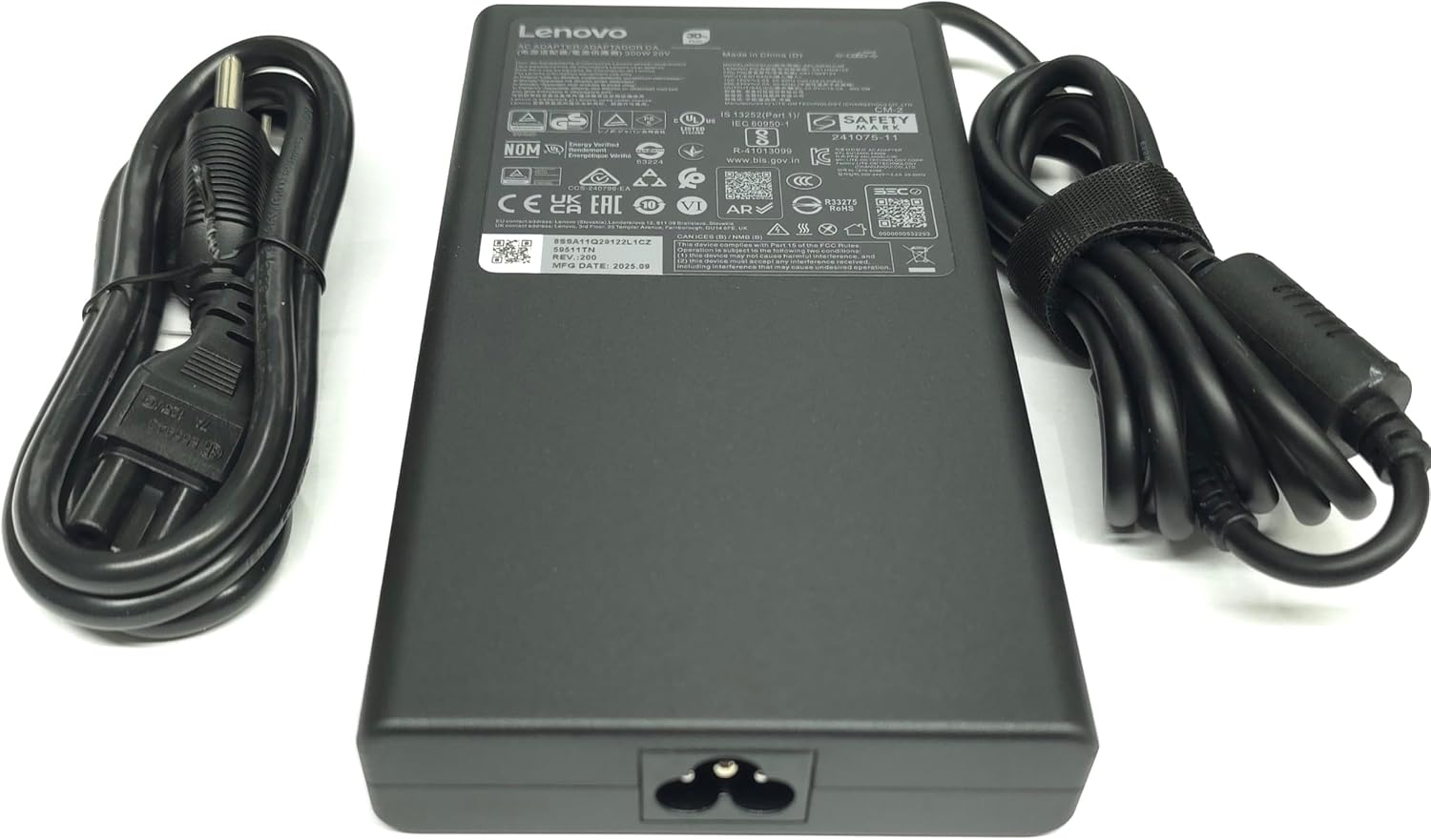 Lenovo Slim 300W AC Adapter for Legion 7 7i 5i 5Pro Thinkpad R7000P R9000P ADL300SDC3A ADL300SLC3B, SA11029122, 5A11Q29124.