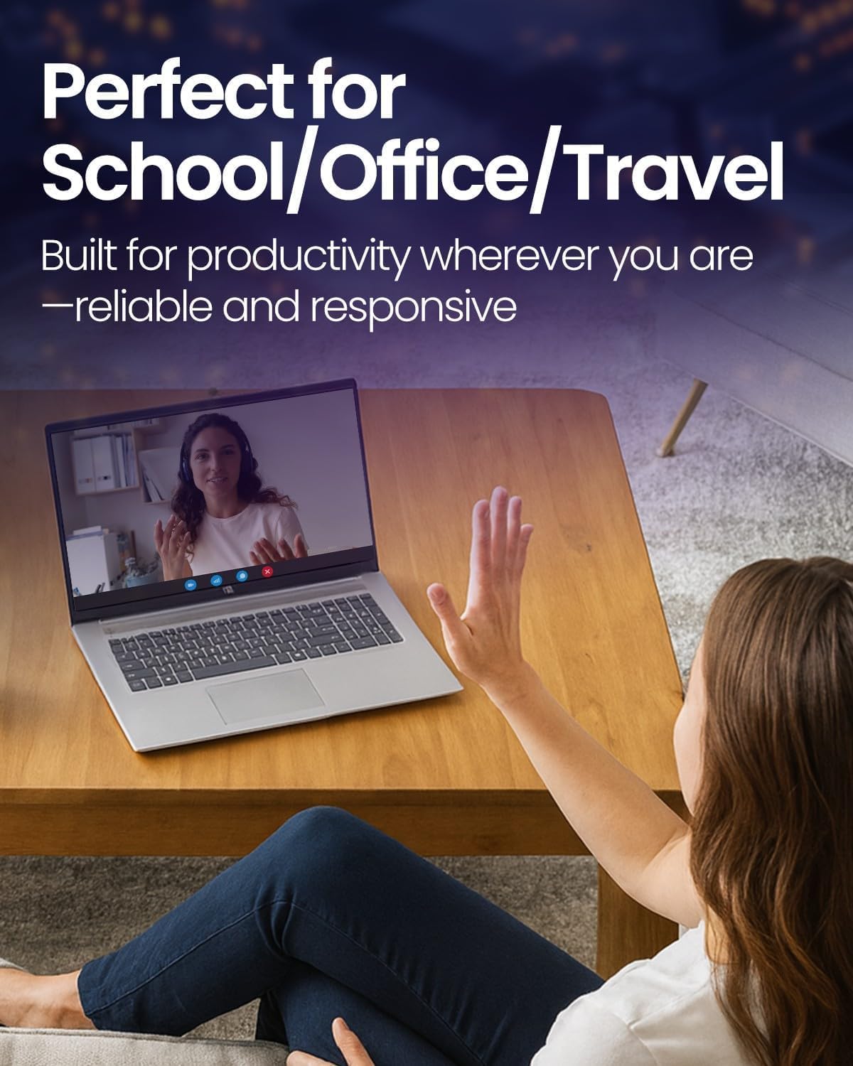 HP 17.3' AI Laptop, Intel Core Ultra 7 255U,64GB DDR5,1TB SSD, HD Touchscreen, Backlit Keyboard, Windows 11 Home, Wi-Fi 6, Natural Silver