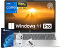 HP 15 Laptop for Work, 15.6' Full HD Touchscreen, 32 GB RAM, 2 TB SSD, Intel 10-Core i7-1255U, Long Battery Life, HD Camera, HDMI, Win 11 Pro, MS Office Lifetime License, with Bonus Accessories