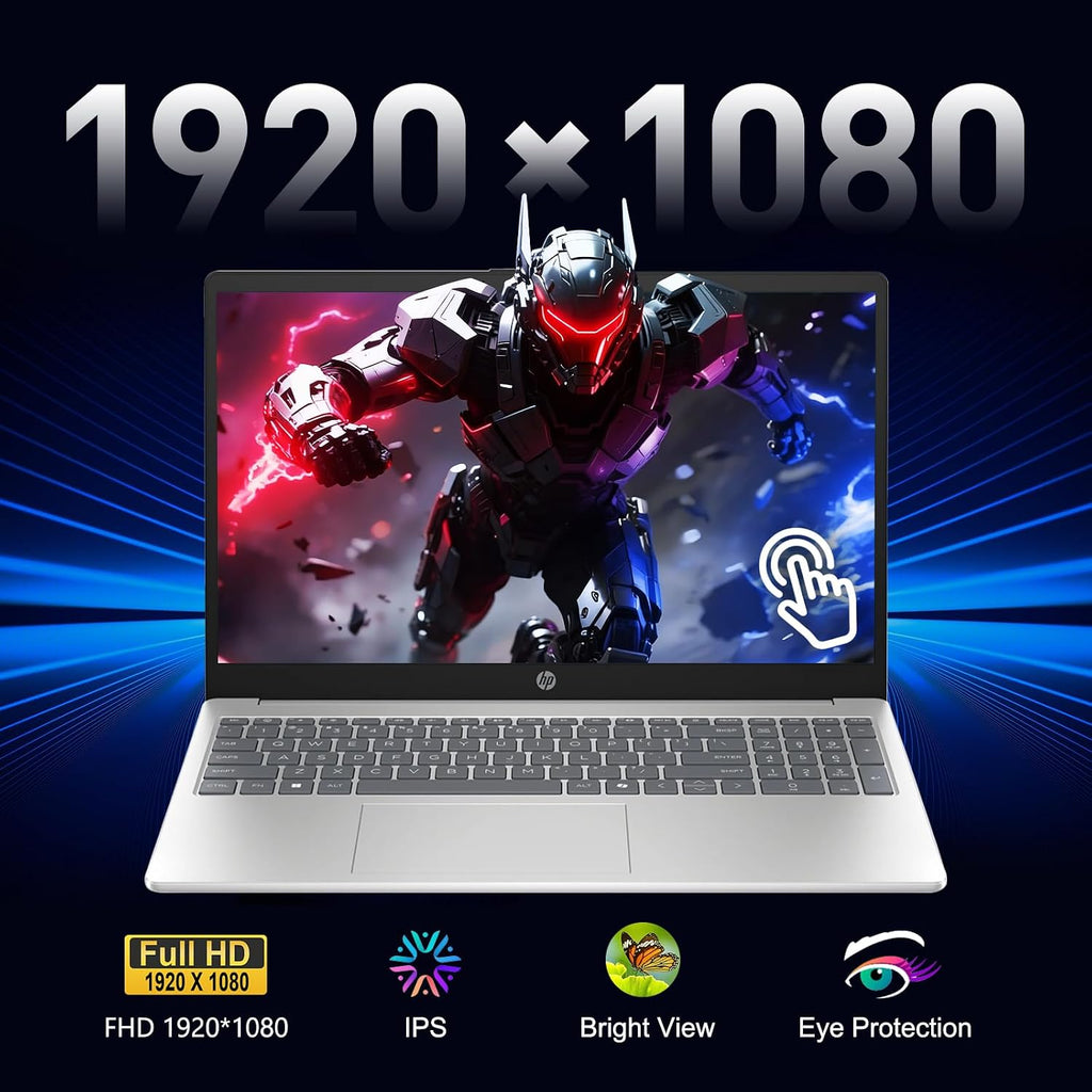 HP i7 Touchscreen Laptop, 10-Core Intel Core i7-1355U(Up to 5GHz, Beat Core 7 160U), 16GB RAM 1TB SSD 15.6' FHD Intel Iris Xe Graphics Win 11 Pro Wifi6 w/GM Accessory Notebook for Business Gaming