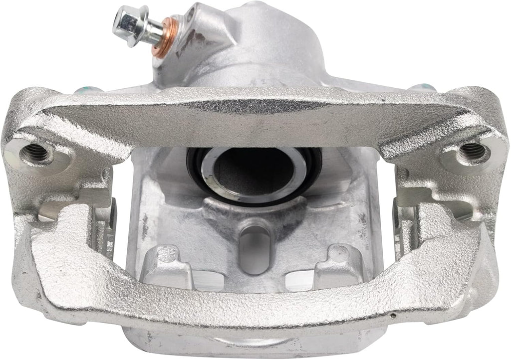 TRQ Rear Brake Pad and Rotor Set Ceramic Solid Rotors Calipers Compatible with 2012-2013 Subaru Impreza