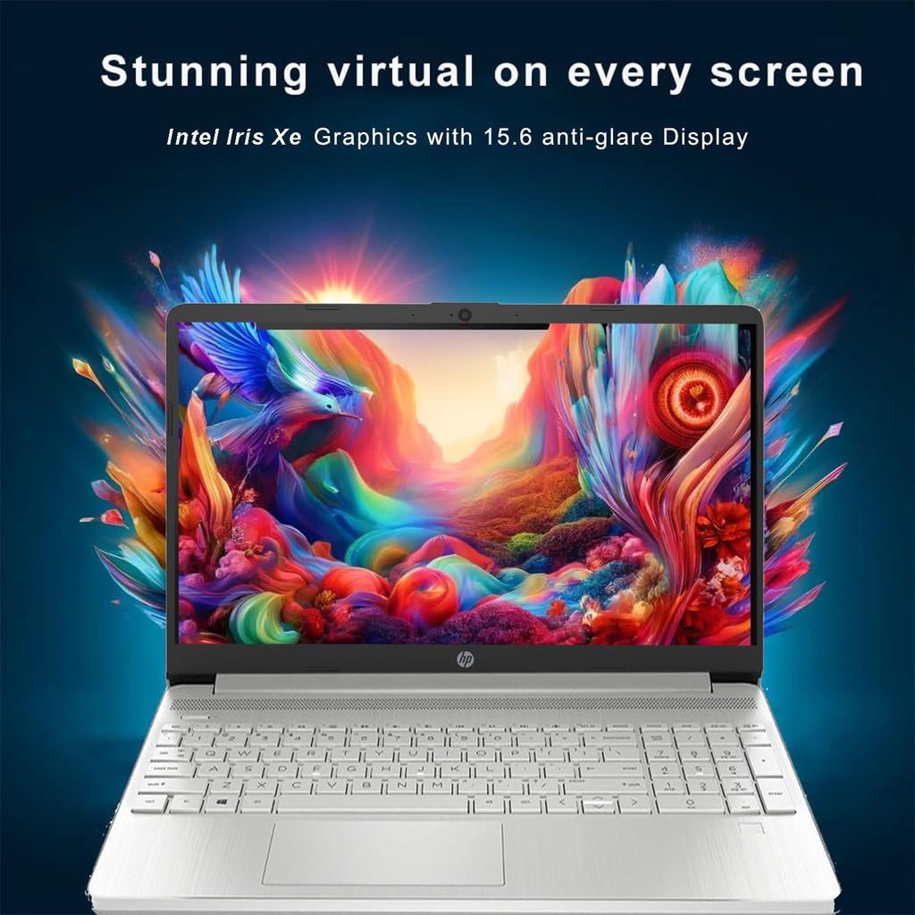 HP Laptop,15.6' FHD (1920 x 1080) Touch Display, Core i7-1255U 10-Core Processor, Bluetooth, WiFi, Windows 11 Pro, w/WOWPC 500GB External (Touchscreen, 64GB RAM | 1TB PCIe SSD)
