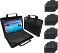UZBL 11-11.6 Inch Zip Lite Always-on Chromebook Protective Hard Case with Accessory Pouch & Shoulder Strap (40 Pack)