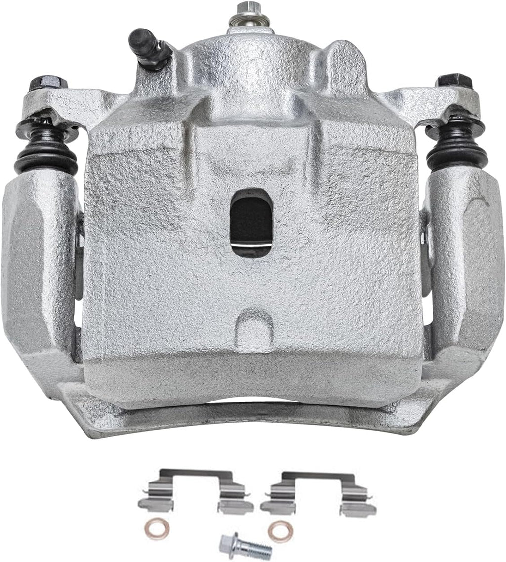 Detroit Axle - Front 2pc Brake Calipers for 04-12 Chevrolet Malibu Pontiac G6 Solstice Saturn Aura Sky, 2 Disc Brake Calipers Replacement 2004 2005 2006 2007 2008 2009 2010 2011 2012