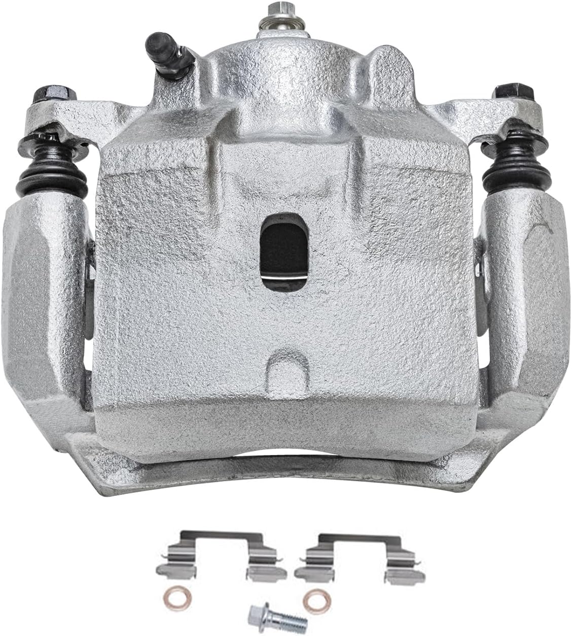 Detroit Axle - Front 2pc Brake Calipers for 04-12 Chevrolet Malibu Pontiac G6 Solstice Saturn Aura Sky, 2 Disc Brake Calipers Replacement 2004 2005 2006 2007 2008 2009 2010 2011 2012