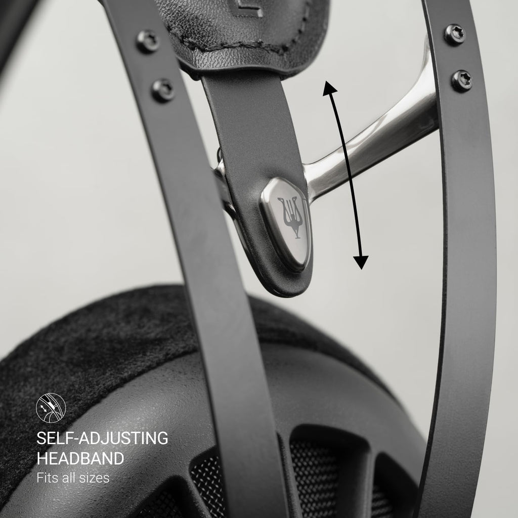 MEZE AUDIO 105 AER | Wired Over-The-Ear Lightweight Audiophile Open-Back Headphones | 50mm Dynamic Drivers | Low Impedance 42 Ohms | Cables and Carrying Pouch Included (Black)