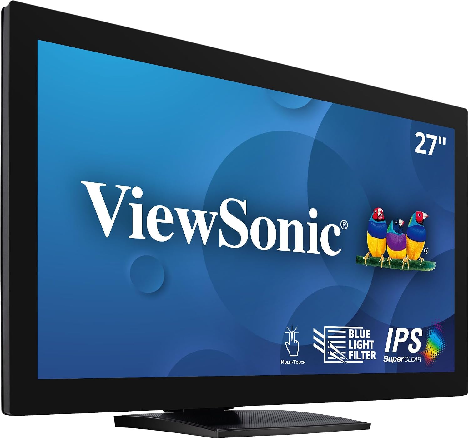 ViewSonic TD2760 27 Inch 1080p 10-Point Multi Touch Screen Monitor with Advanced Ergonomics RS232 HDMI and DisplayPort