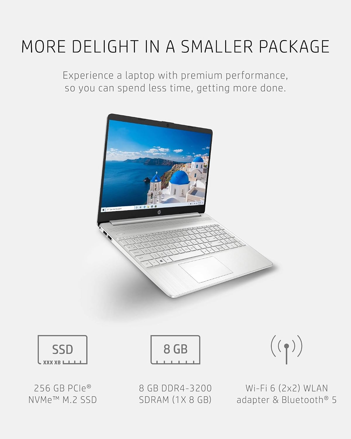 HP 14 Laptop, AMD Ryzen 5 5500U, 8 GB RAM, 256 GB SSD Storage, 14-inch Full HD Display, Windows 11 Home, Thin & Portable, Micro-Edge & Anti-Glare Screen, Long Battery Life (14-fq1025nr, 2021)