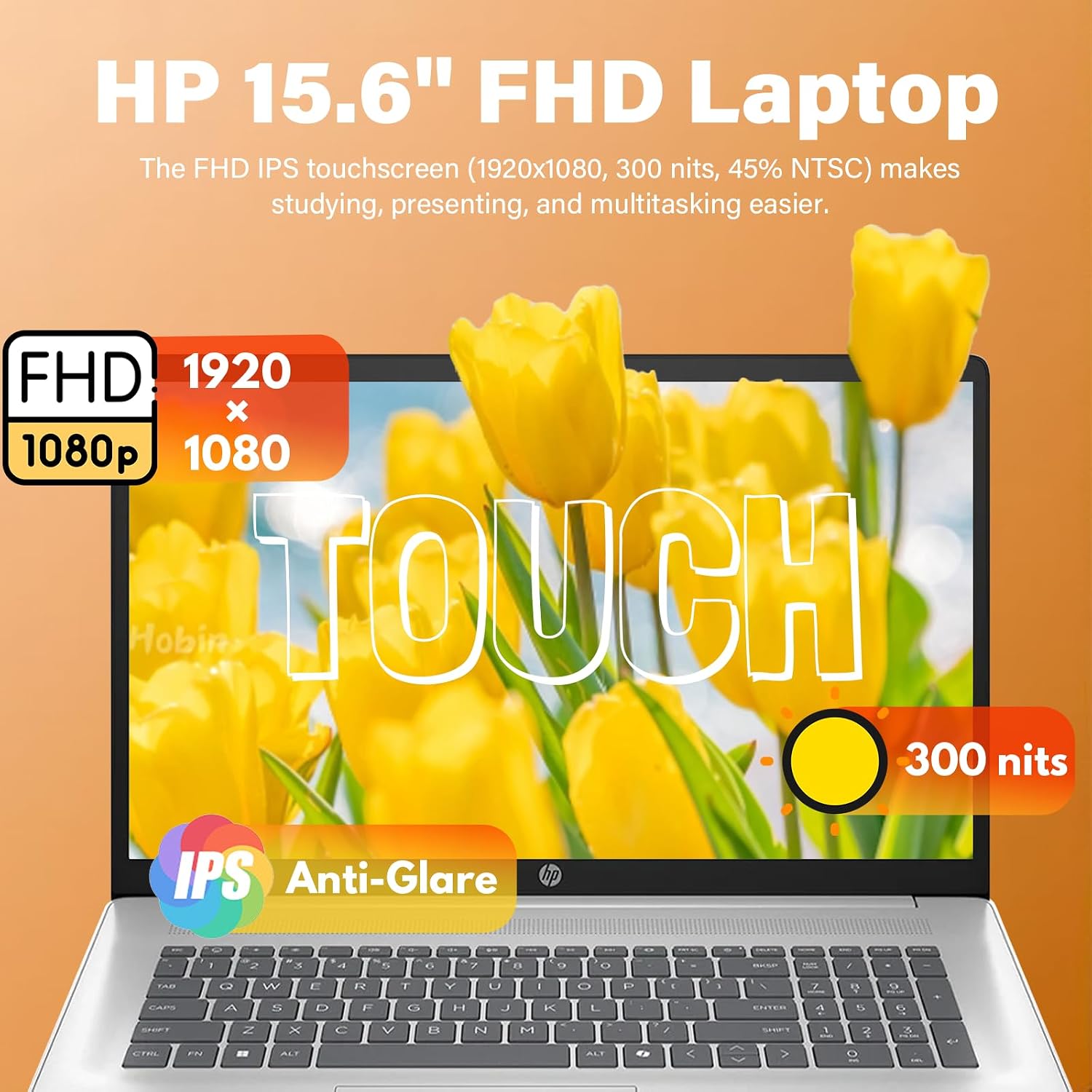 HP 2026 15.6' Touchscreen Business Laptop - Intel 10-Core i7 1355U (Up to 5.0GHz), 16GB RAM, 1TB SSD, 15.6' FHD Anti-Glare 300 nits Display, Win 11 Pro, Wi-Fi 6, Ai Copilot, w/Redragon Bundle